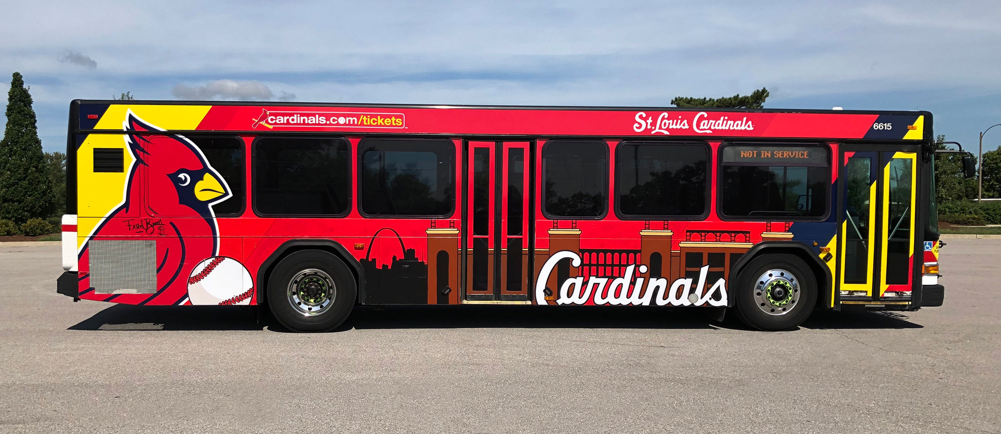 Help Paint a St. Louis Cardinals-Themed Bus on Saturday